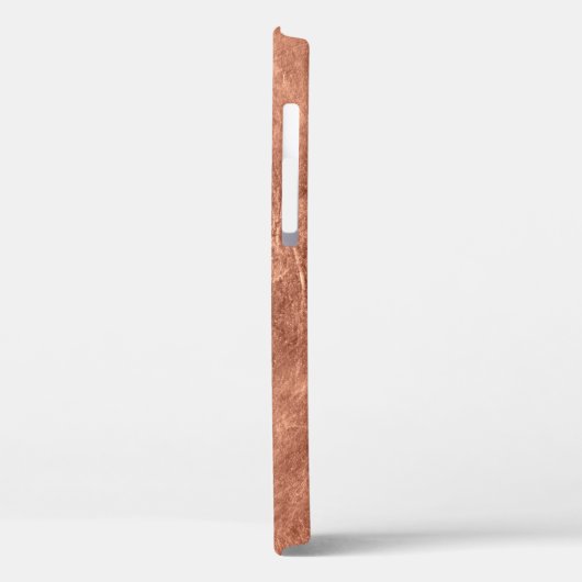 Geborsteld koperen oppervlak, metalen textuur. Case-Mate iPhone case (Achterkant / Links)