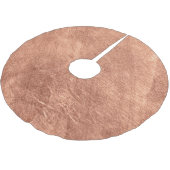 Geborsteld koperen oppervlak, metalen textuur. kerstboom rok (Gekanteld)