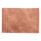 Geborsteld koperen oppervlak, metalen textuur. kussensloop (Achterkant)