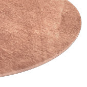 Geborsteld koperen oppervlak, metalen textuur. snijplank (Hoek)