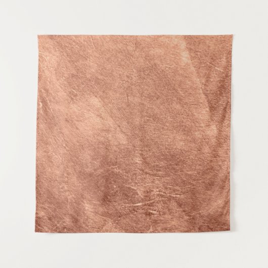 Geborsteld koperen oppervlak, metalen textuur. wandkleed (Voorkant)