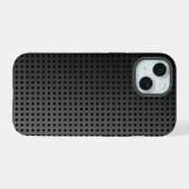 Geborsteld leer iPhone 15 case (Achterkant horizontaal)