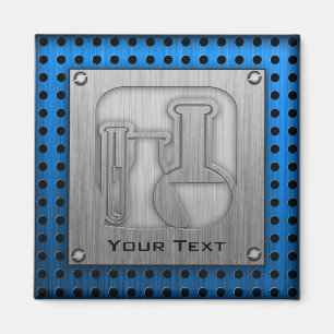 geborsteld metaal-achtig chemie magneet