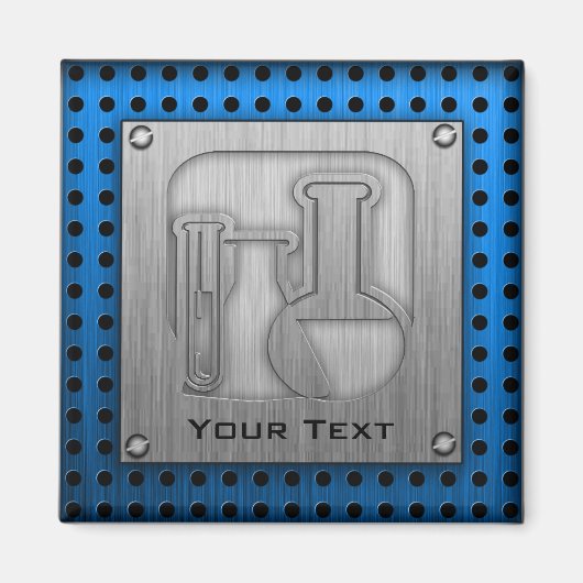 geborsteld metaal-achtig chemie magneet (Voorkant)