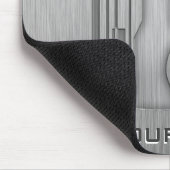 geborsteld metaal-achtig chemie muismat (Hoek)