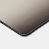 Geborsteld metaal bruin elegant modern ontwerp Mon Bureaumat (Hoek)