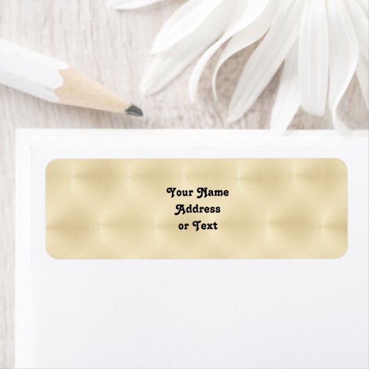 Geborsteld metaal - Gouden achtergrond Etiket (Insitu)