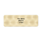 Geborsteld metaal - Gouden achtergrond Etiket (Voorkant)