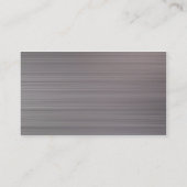 geborsteld metaal II Visitekaartje (Achterkant)