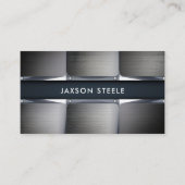 Geborsteld Metaal Industriële Constructie Visitekaartje (Voorkant)