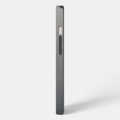 geborsteld metaal iPhone hoesje (Linkerkant)