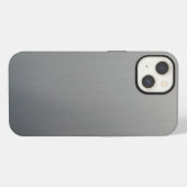 geborsteld metaal iPhone hoesje (Achterkant horizontaal)
