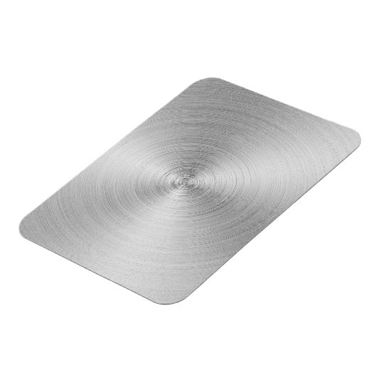 Geborsteld metaal look magneet (Linkerzijde)