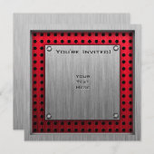 Geborsteld metaal look Paintball Kaart (Voorkant / Achterkant)