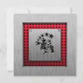 Geborsteld metaal look Paintball Kaart (Achterkant)