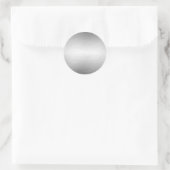 Geborsteld Metaal Look Zilveren Stickers (Tas)