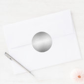 Geborsteld Metaal Look Zilveren Stickers (Envelop)