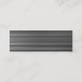 geborsteld metaal mini visitekaartje (Achterkant)