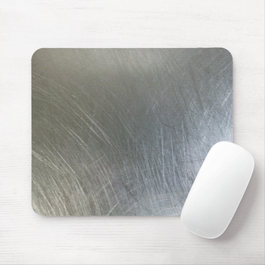geborsteld metaal muismat (Met muis)