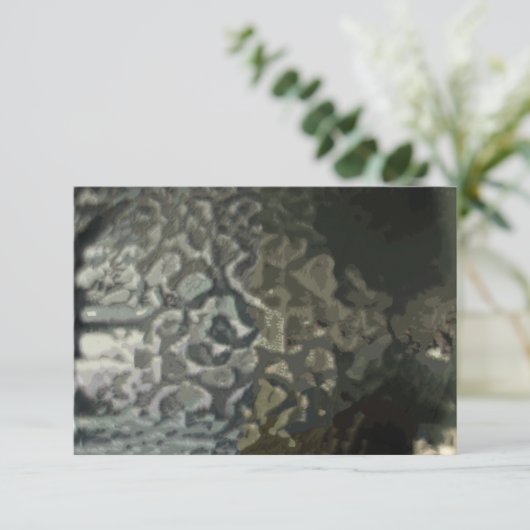 Geborsteld metaal Print (Staand voorkant)