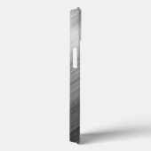 geborsteld metaal textuur Case-Mate iPhone case (Achterkant / Rechts)