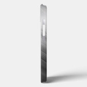 geborsteld metaal textuur Case-Mate iPhone case (Achterkant / Links)