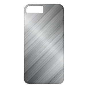 geborsteld metaal textuur 	iPhone 8/7 plus hoesje