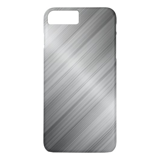geborsteld metaal textuur Case-Mate iPhone case (Achterkant)