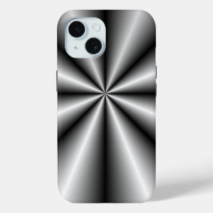 Geborsteld Metaal Tuck en Roll iPhone 15 Case