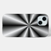 Geborsteld Metaal Tuck en Roll Case-Mate iPhone Case (Achterkant (horizontaal))