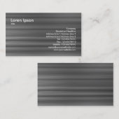 geborsteld metaal visitekaartje (Voorkant / Achterkant)