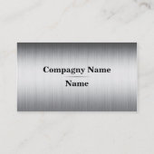 geborsteld metaal visitekaartje (Achterkant)