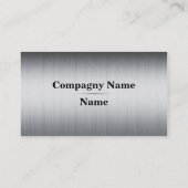 geborsteld metaal visitekaartje (Achterkant)