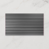 geborsteld metaal visitekaartje (Achterkant)