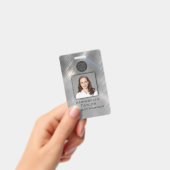 Geborsteld Metaal Zakelijk Badge (Handheld)