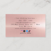 Geborsteld Metal Gold Banding ID801 Visitekaartje (Achterkant)