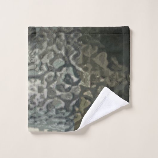 geborsteld metalen handdoek (Wasdoekje)