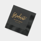 Geborsteld Modern Afstuderen Folie gestempeld serv Folie Servetten (Links)