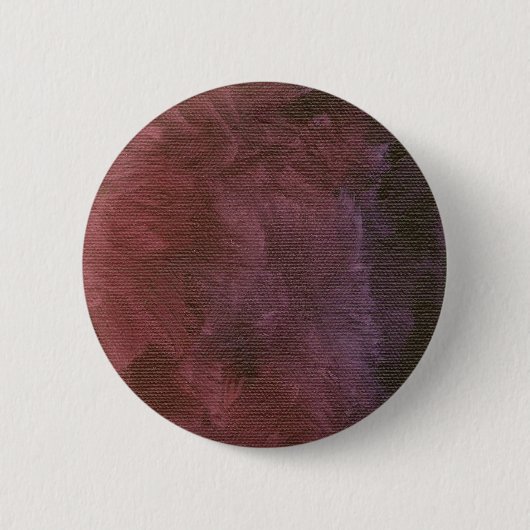 Geborsteld paars namaak afwerking ronde button 5,7 cm (Voorkant)