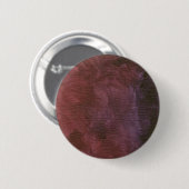 Geborsteld paars namaak afwerking ronde button 5,7 cm (Voorkant /achterkant)
