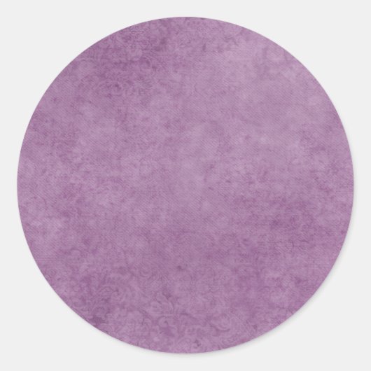 Geborsteld Paarse achtergrond Ronde Sticker (Voorkant)