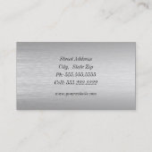 Geborsteld Platinum Advocaat Visitekaartje (Achterkant)