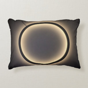 Geborsteld polyester accent kussen