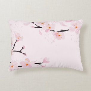 Geborsteld polyester accent kussen