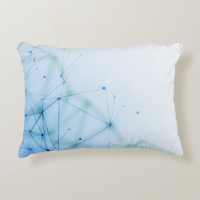 Geborsteld polyester accent kussen (Voorkant)