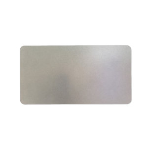 Geborsteld staal achtergrond metaal textuur grijs etiket