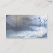 GEBORSTELD STAAL Metal-look Visitekaartjes (Achterkant)