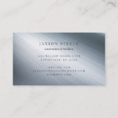 geborsteld staal Professional Visitekaartje (Achterkant)