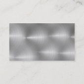 geborsteld staal visitekaartje (Achterkant)