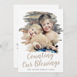 geborsteld Tan die ons zegeljaar in Review tellen Feestdagenkaart